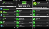 Скриншот к файлу: Battery Usage v.0.8.0