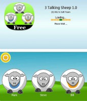 Скриншот к файлу: 3 Talking Sheep v.1.00