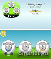 Скриншот к файлу: 3 Talking Sheep v.1.1