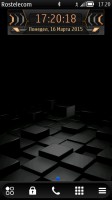 Скриншот к файлу: Black Armor Clock Widget